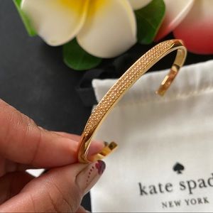 KATE SPADE raise the bar pavé cuff